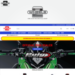 2WHEELS / 'One stop motorcycle shop' or 'one stop shop'  | Logo-Design von GraySource