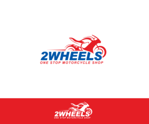 2WHEELS / 'One stop motorcycle shop' or 'one stop shop'  | Logo-Design von step forward 2