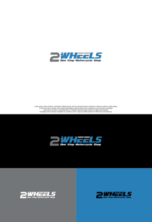 2WHEELS / 'One stop motorcycle shop' or 'one stop shop'  | Logo-Design von siti MWDesign