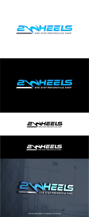 2WHEELS / 'One stop motorcycle shop' or 'one stop shop'  | Logo-Design von RAN MEI JS