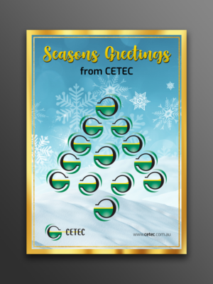 Scientific Corporate Christmas image for Email | Graphic Design by ecorokerz