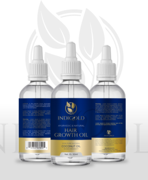 Luxury Ayurvedic Hair Oil logo and package design | Packaging Design by SAI DESIGNS