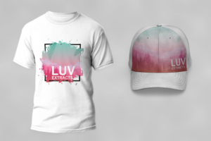 LUV t-shirt and hat design  | T-shirt Design by Riyad