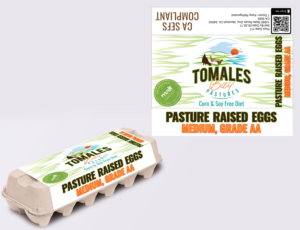 Changes to a modern Egg carton label  | Grafik-Design von Lezette_G