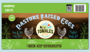 Changes to a modern Egg carton label  | Grafik-Design von TSU Creations