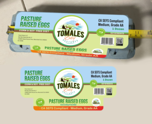 Changes to a modern Egg carton label  | Grafik-Design von 68_Design