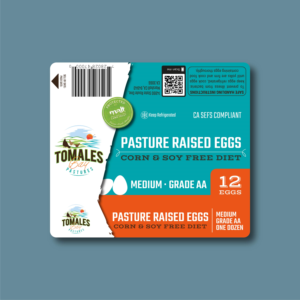 Changes to a modern Egg carton label  | Grafik-Design von Aistikart