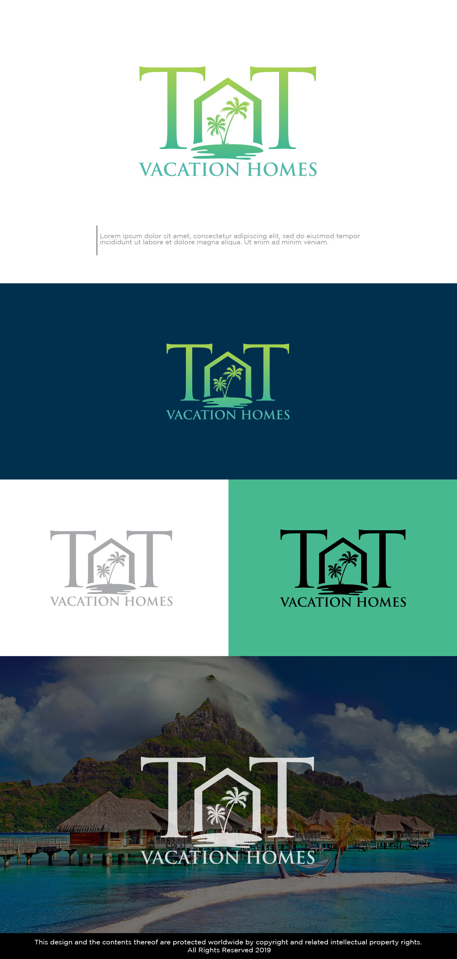 Logo-Design von Kim Ji für TnT Vacation Homes | Design #25886377