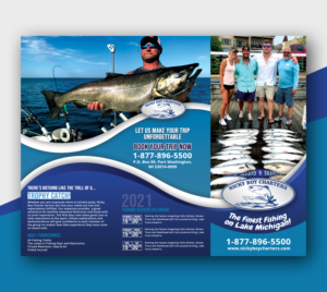 Nicky Boy Charter Fishing Brochure 2021 | Flyer Design by Nightmist