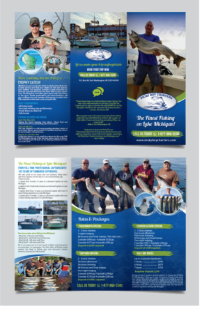 Nicky Boy Charter Fishing Brochure 2021 | Flyer Design by alex989