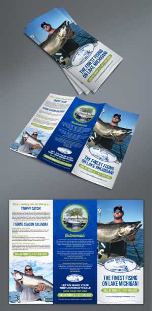 Nicky Boy Charter Fishing Brochure 2021 | Flyer Design by SAI DESIGNS