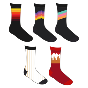 Custom NBA City Edition Basketball Socks - The Fellas Socks | Grafik-Design von ARTUGA