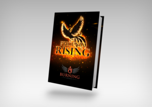 Phoenix Rising Book Cover Design featuring a Phoenix and Flames | Grafik-Design von atularts