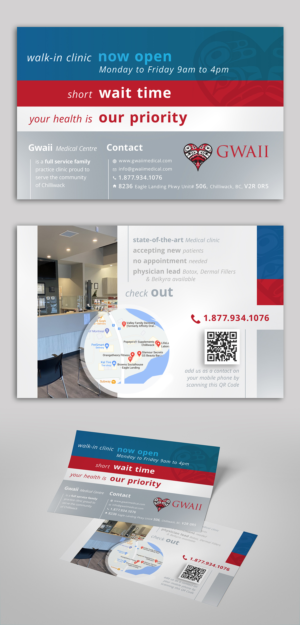 Medical clinic Flyer for Gwaii Medical clinic in Chilliwack, BC | Flyer Design by Charala