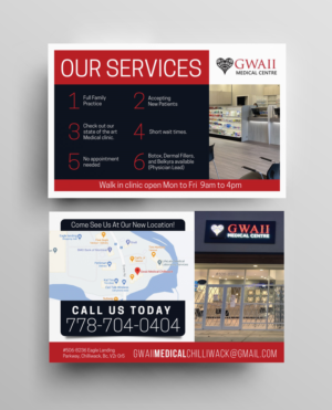 Medical clinic Flyer for Gwaii Medical clinic in Chilliwack, BC | Flyer Design by JK18