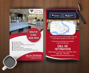 Medical clinic Flyer for Gwaii Medical clinic in Chilliwack, BC | Flyer Design by chandrayaan.creative