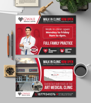 Medical clinic Flyer for Gwaii Medical clinic in Chilliwack, BC | Flyer Design by SAI DESIGNS