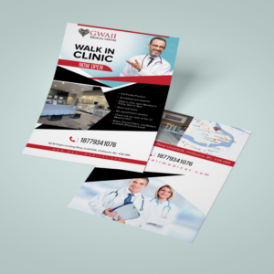 Medical clinic Flyer for Gwaii Medical clinic in Chilliwack, BC | Flyer Design by Maxo-Biz