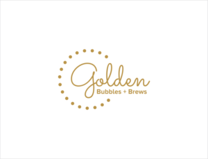 Golden Bubbles + Brews | Logo-Design von BNdesigner