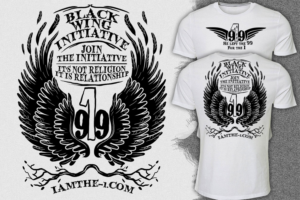 I Am The - 1  T-Shirt Design for Back of Shirt | Vektor-Design von Falih A