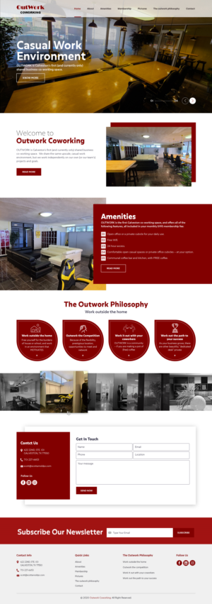 OUTWORK COWORKING | Web-Design von sai.designer87