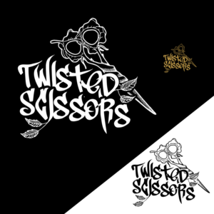 Twisted Scissors | Logo Design by Light Hand Design