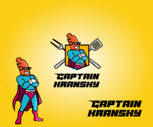 Captain kransky , something with a thick black border, or possibly solid black | Logo Design by luiz otavio I DESIGN