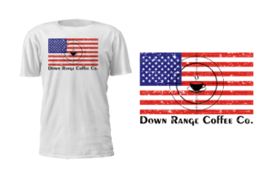 T-shirt Design by D'Mono for Down Range Coffee Company | Design #25946665