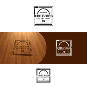 turtle creek woodworking | Logo Design by Maxo-Biz