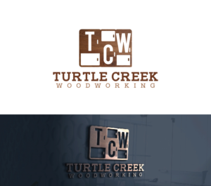 turtle creek woodworking | Logo Design by alpha hop