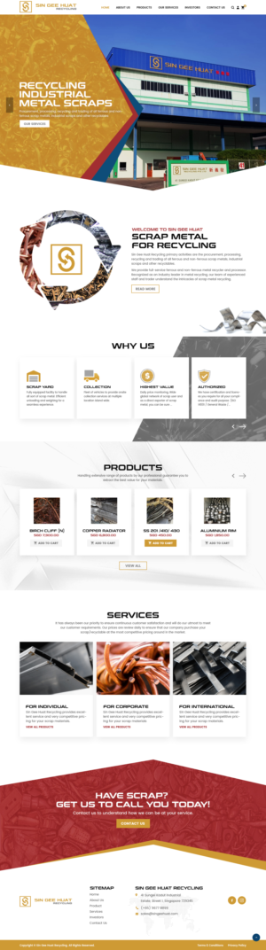 3 x Webpage Homepage Banner for New Scrap Metal Company website | Banner Ad Design by nzdesigners