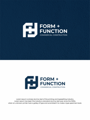 FORM + FUNCTION COMMERCIAL CONSTRUCTION | Logo-Design von soriyeee