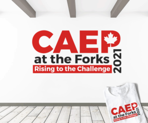 CAEP at the Forks: Rising to the Challenge, 2021 | Logo-Design von TRHZ