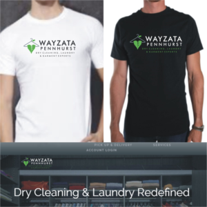 Wayzata Pennhurst Dry Cleaning, Laundry & Garment Experts | Logo-Design von Ashani Bhattacharya