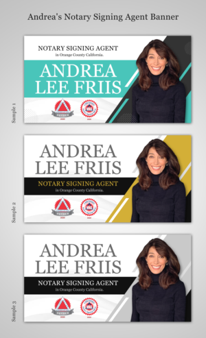 Andrea's Notary Signing Agent  Banner | Banner Ad Design by ARTOGRAPHY