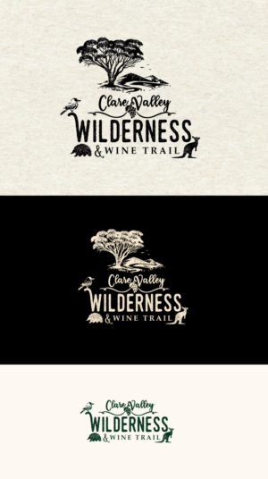 Clare Valley Wilderness & Wine Trail | Logo Design by ally designs