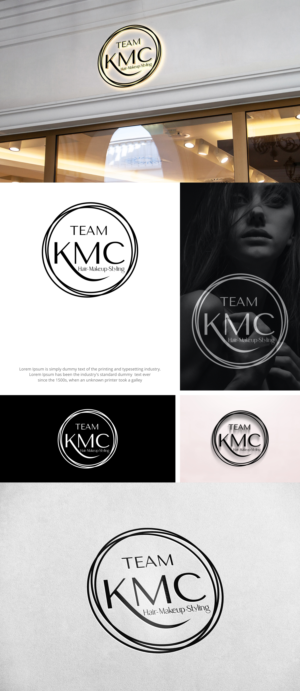 TEAM KMC Hair Makeup Styling | Logo Design by CIG Designer