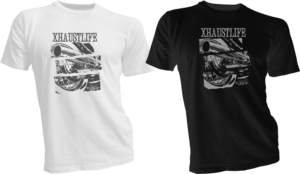 Xhaust Life Motorcycle Apparel  | T-shirt Design by bacujkov