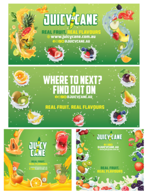 FOOD TRAILER Design Wrap for a Juice Shop (fun/joyful elements) | Car Wrap-Design von Riyad