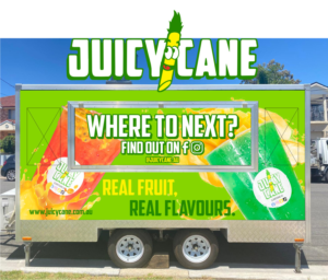 FOOD TRAILER Design Wrap for a Juice Shop (fun/joyful elements) | Car Wrap-Design von Atvento Graphics