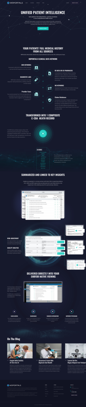   Homepage Redesign for Healthcare Tech Company | Web-Design von greentec