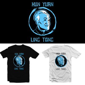 T Shirt with the Face of a Qigong Master* | T-shirt Design by Tomi Ax