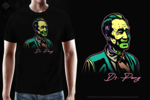 T Shirt with the Face of a Qigong Master* | T-shirt Design by G3K