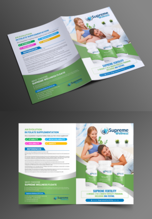 Supreme Wellness Healthcare Practitioner Folate Detailing Brochure | Flyer-Design von ecorokerz