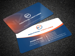 Business Card Design by LAXMI DESIGNHUB for Nautical Ventures | Design #25977379