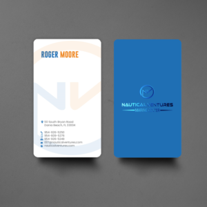 Yacht, Boats, Watersports company needs a redesign of business card | Business Card Design by chandrayaan.creative