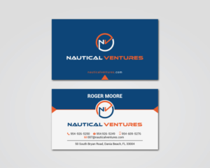 Business Card Design by MDesign for Nautical Ventures | Design #26011948