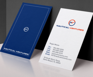 Yacht, Boats, Watersports company needs a redesign of business card | Business Card Design by ChicD