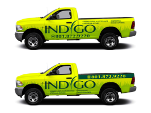 Lawn Care business truck wrap | Car Wrap Design by Atvento Graphics