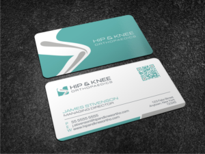 Business Card for Orthopaedic Clinic | Business Card Design by Atvento Graphics